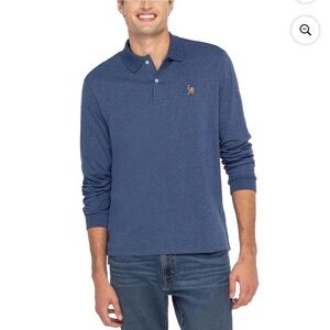 NEW 🆕 U.S. Polo Assn. Navy Long Sleeve Polo Shirt size XL
